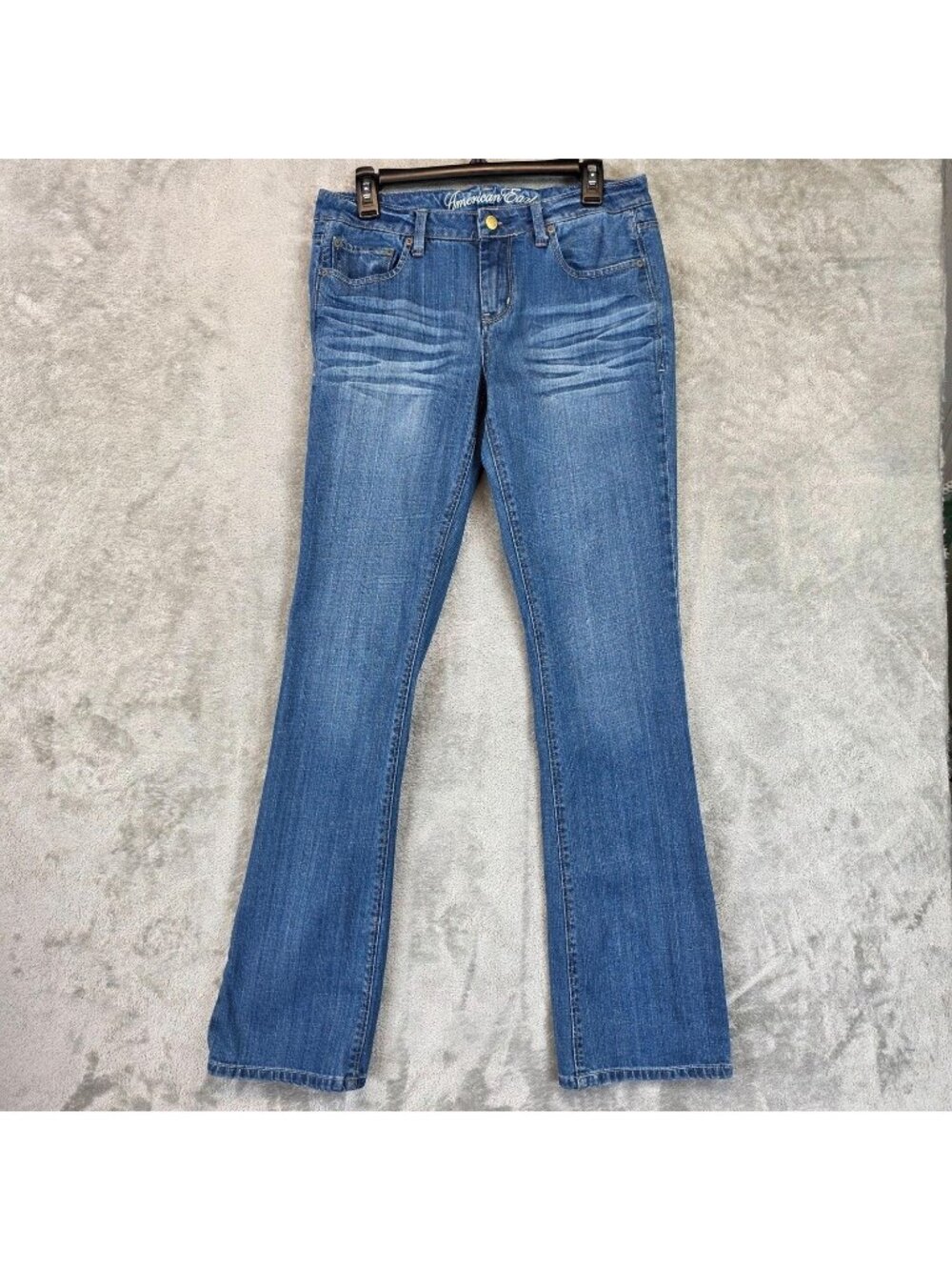American Eagle Outfitters True Boot Jeans Womens Size 8 Tall Blue Y2K Bootcut